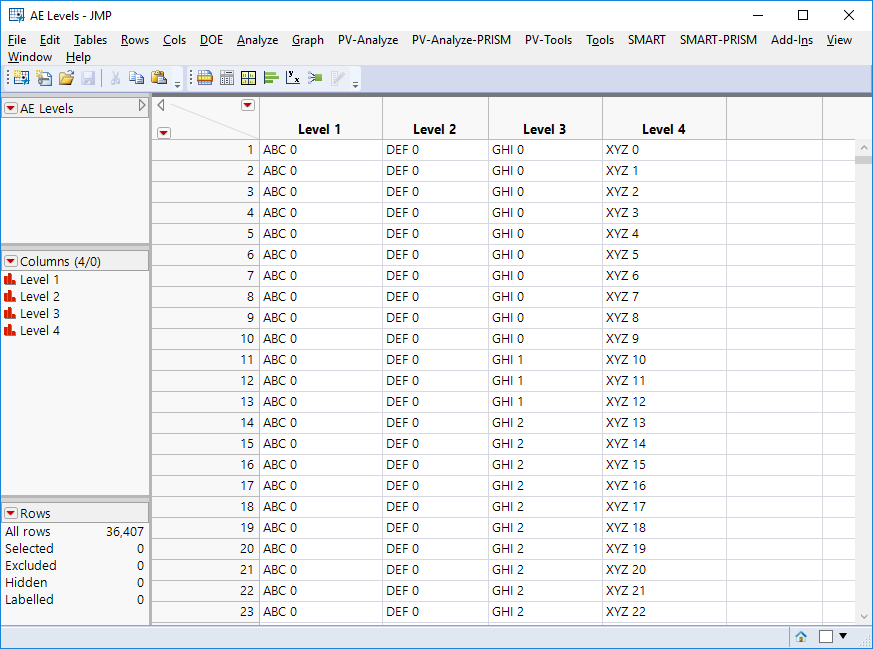 Solved Speed Up Tree Box Creation From 4 Level Hierarchical Table Jmp User Community