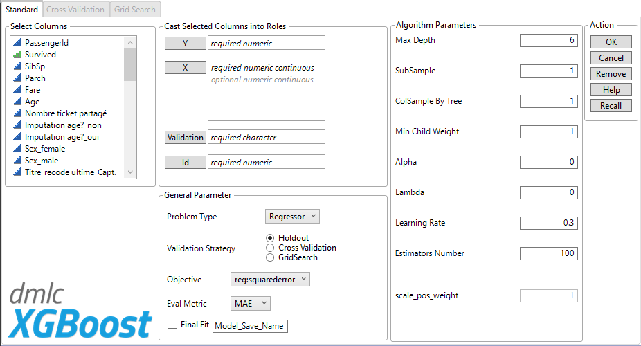 Machine Learning with XGBoost in a JMP Addin (JMP app + python) JMP