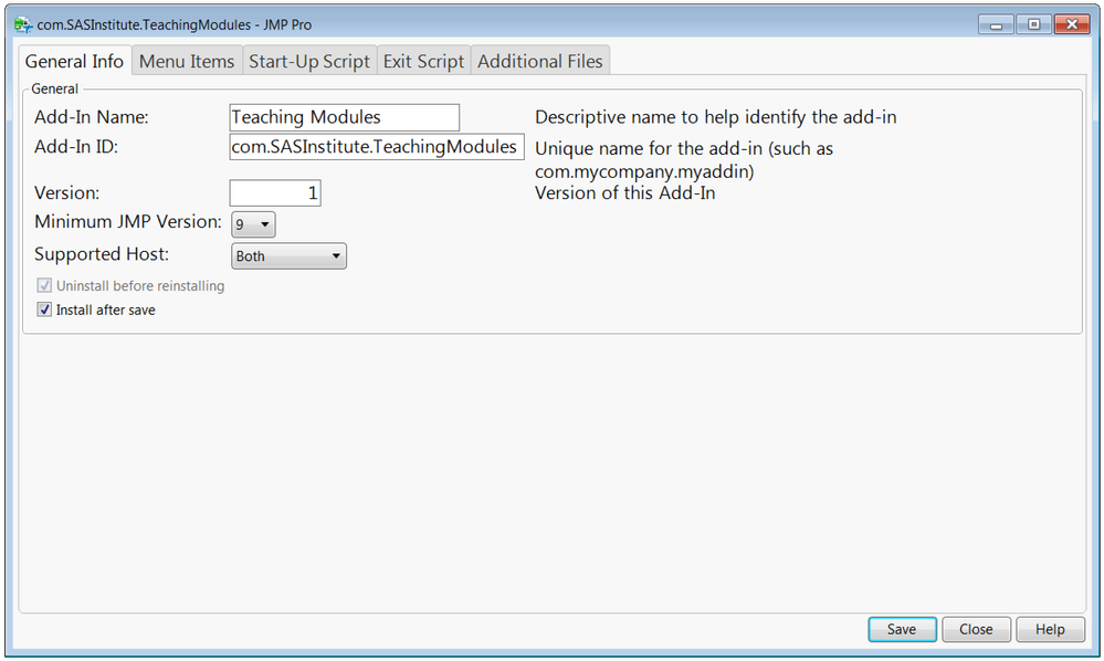 AddIn Builder JMP User Community