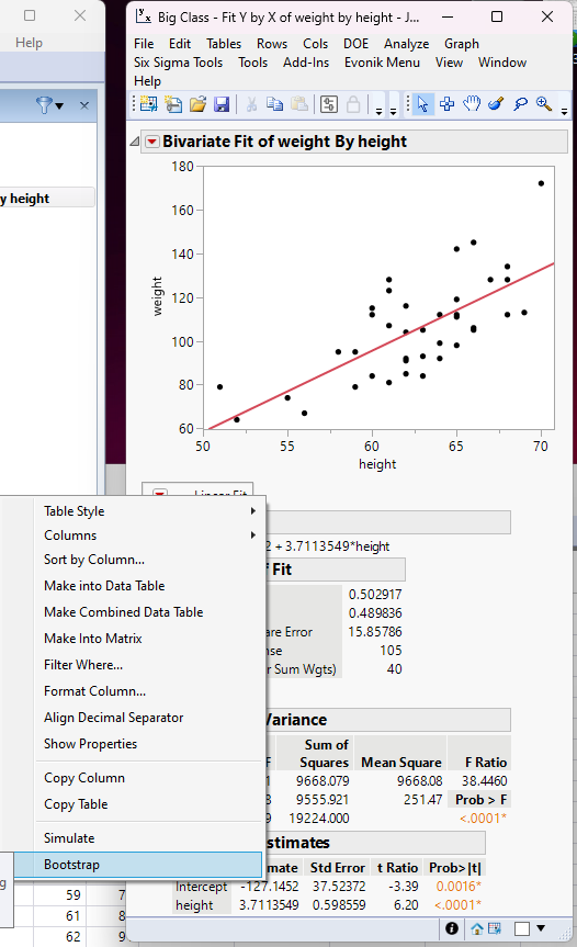 Why Does JMP Not Support Simulate Or Bootstrap When Using A BY Variable ...