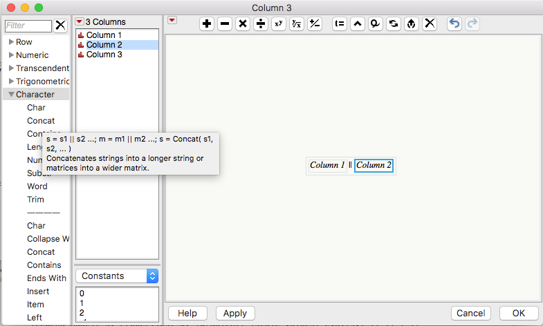 Solved: Re: Combining values of multiple columns into one column - JMP ...