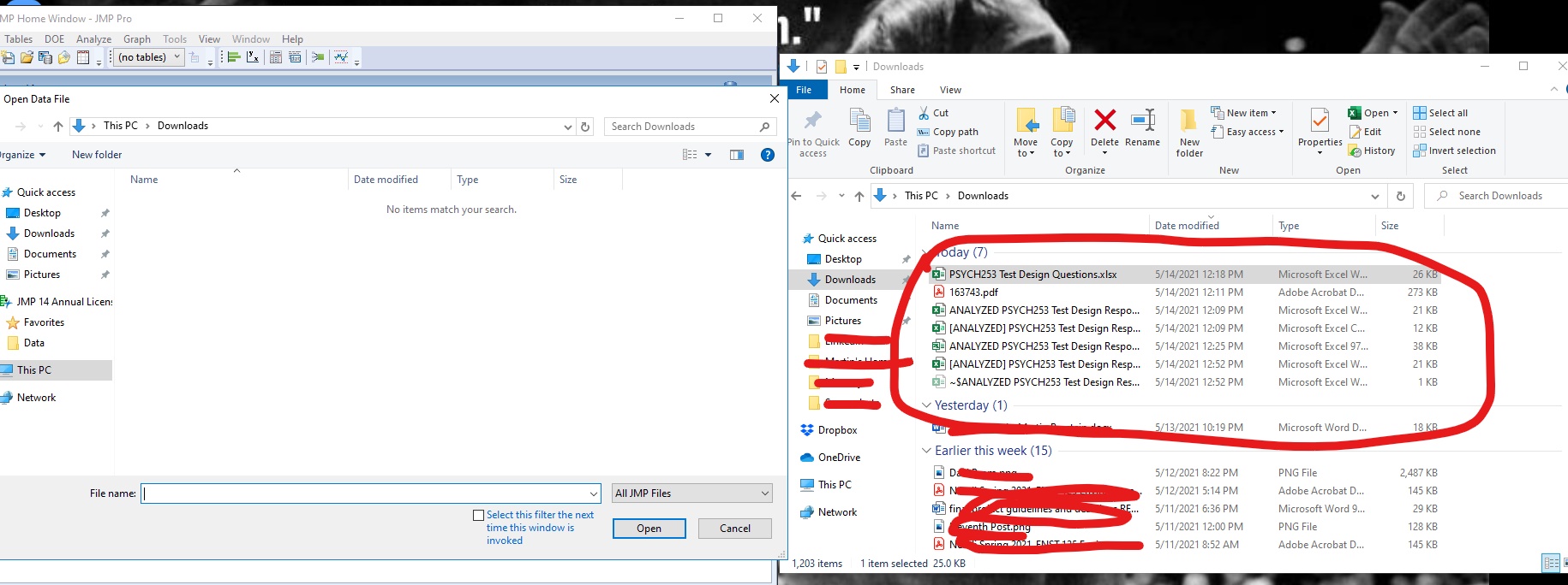 Why is JMP unable to find my Excel files? - JMP User Community