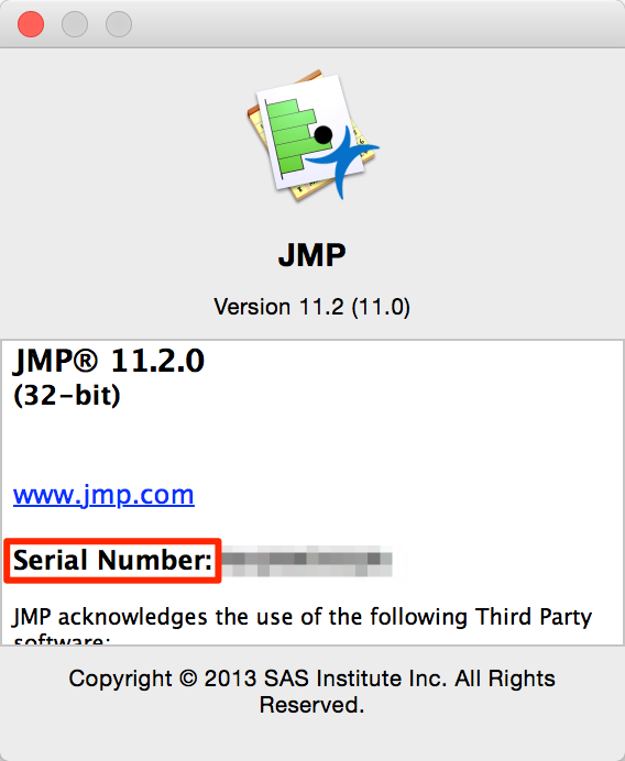 11 keygen number jmp serial Jmp pro