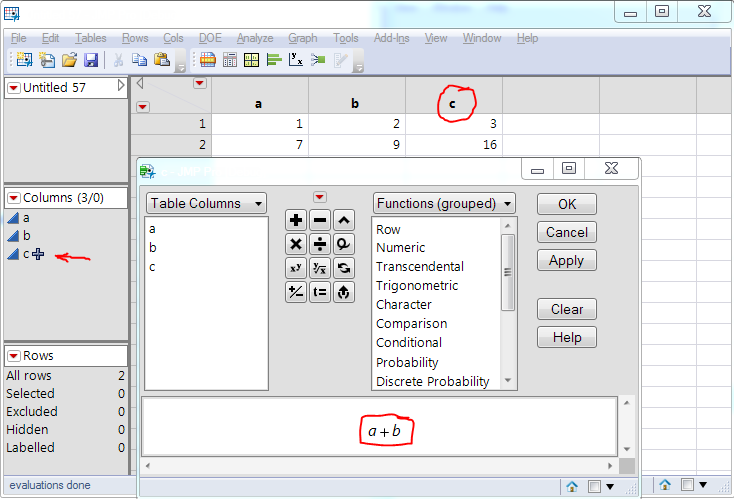 Column Formula Jmp User Community 5016