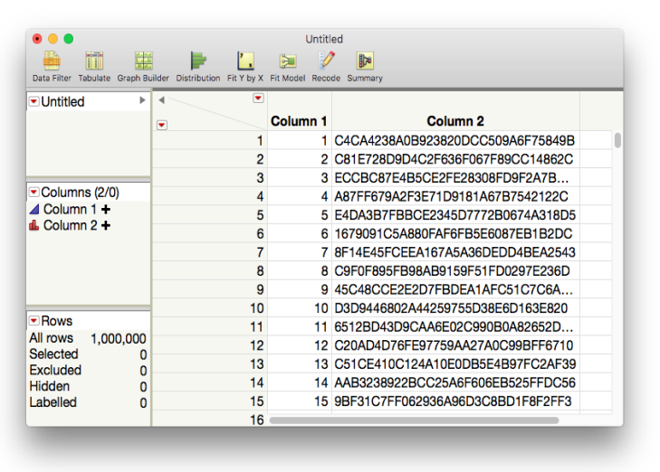 Using MD5 for hash