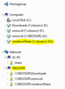 Look at the server shares in the explorer