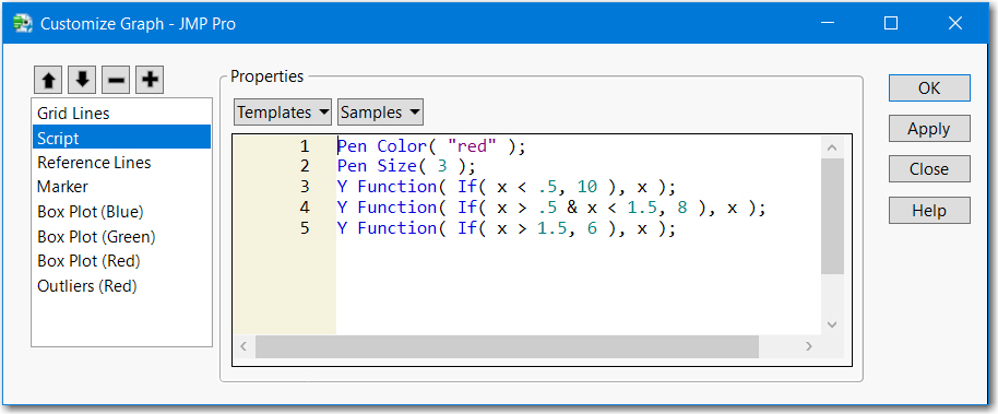 Figure 1 - Customize > Add Graphics Script