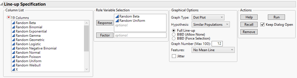 hypothesis testing in jmp