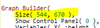 Setting graph builder's size