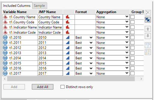 Initial Column Selection