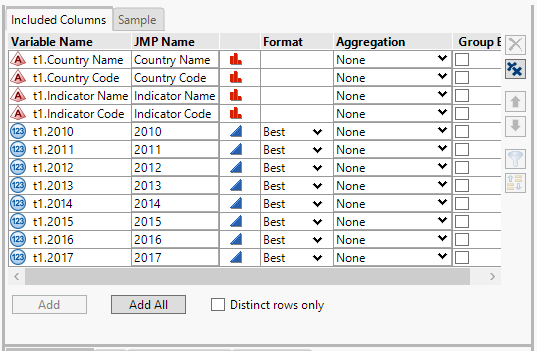 Initial Column Selection