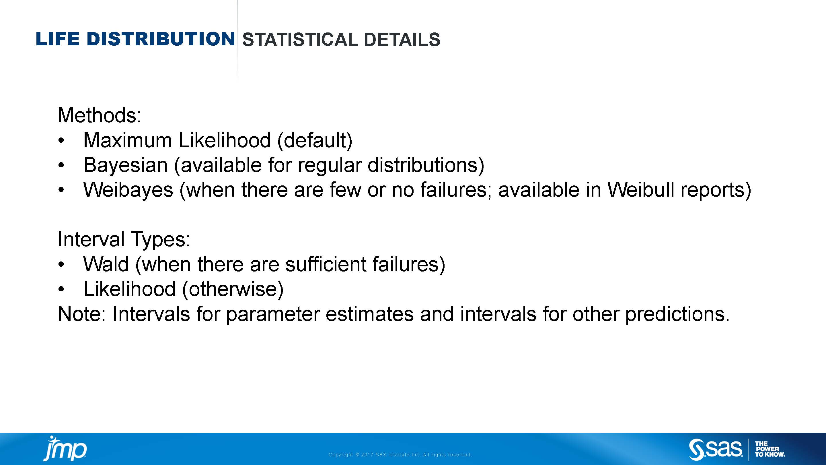 Tutorial - Reliability Analysis and Engineering Using JMP® (US 2018 406 ...