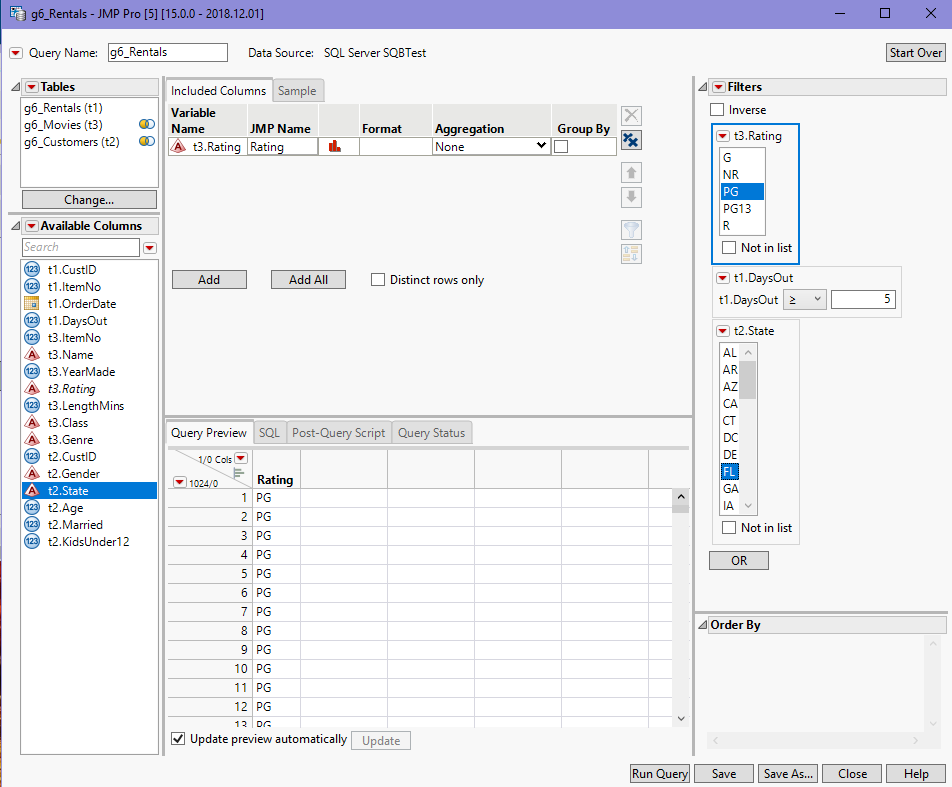 Solved How To Translate Jmp Where Clause From Data Filter To Sql Where Clause Jmp User Community 6576