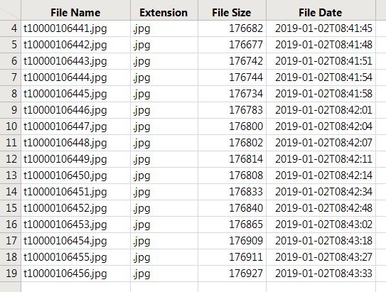 Columns include filter values