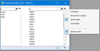Left uses "Contains", right uses "Starts With"