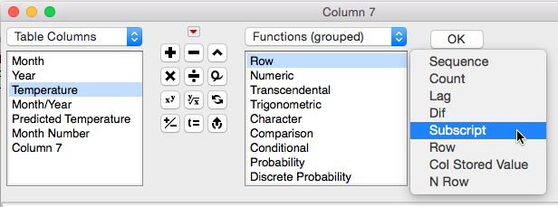 How to make a formula (Delta / %Delta) in JMP - JMP User Community