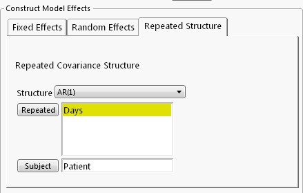 AR(1) Covariance Structure