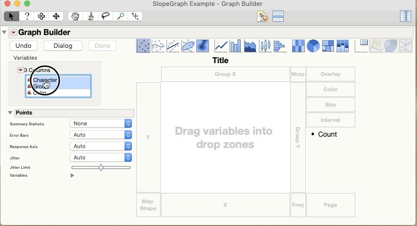 Solved: Is it possible to create a many-to-many slope graph in JMP ...