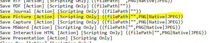 save picture command
