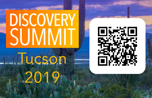 QR Code for Discovery Summit Tucson 2019