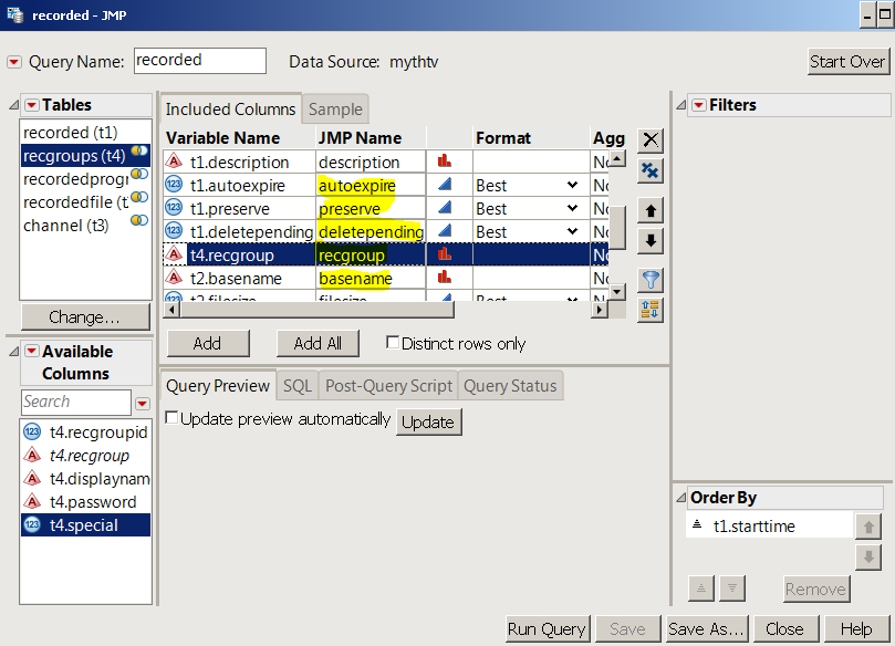 SQL for Cord-Cutters - JMP User Community