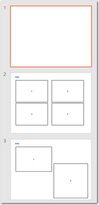 template with 2 different layouts