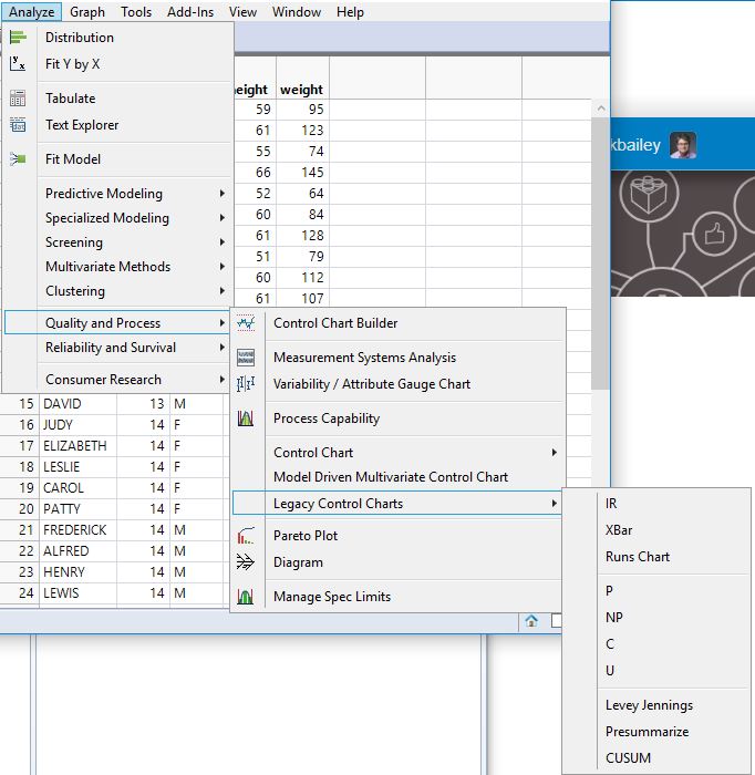 Solved: Control Chart - JMP 15 - User Community