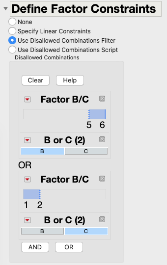 Solved Factorial Design With Categorical Factors Set To Different Ranges Jmp User Community 6397