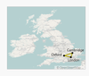 "The Golden Triangle" between Oxford, Cambridge and London.