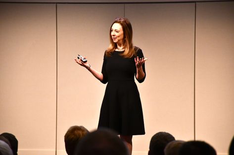 Susan Cain, from the Discovery plenary stage in 2018, discussed how to harness the strength of introverts.