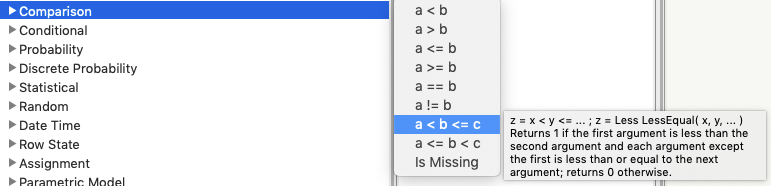 Solved: Logical Test to check a range and return True or False - JMP ...