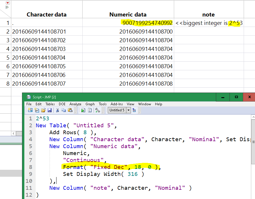 big integer values