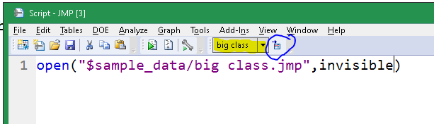 Use the table widget to manage visible and invisible tables