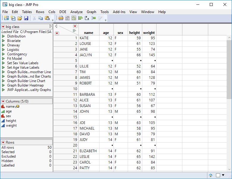 Add rows every x rows JMP User Community