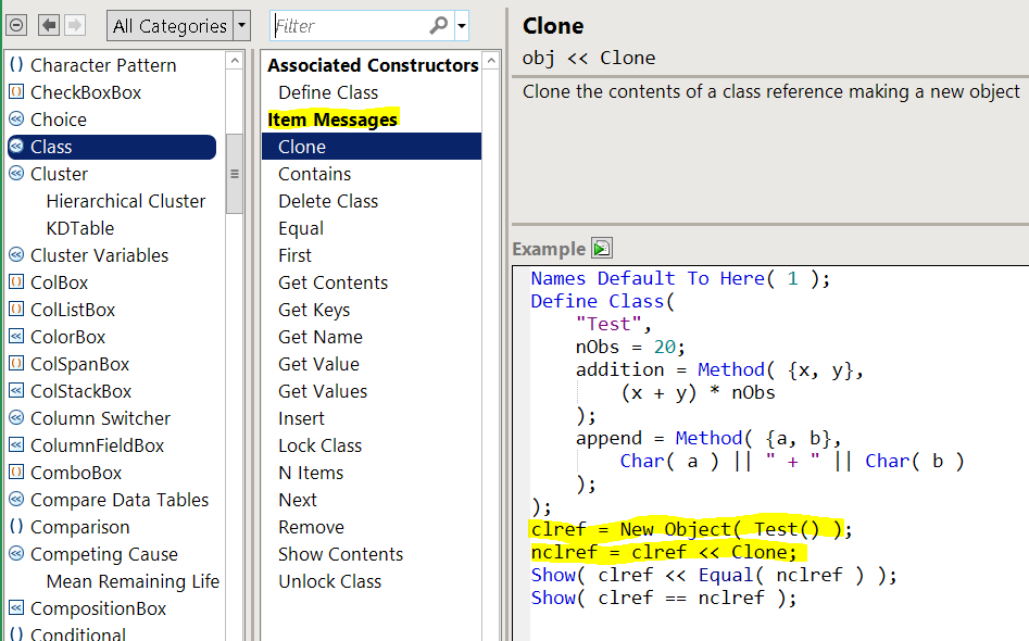 How To Use Define Class Jmp User Community 5095