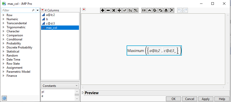 Solved How to get max values accross multiple columns with