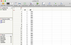 Resulting data table