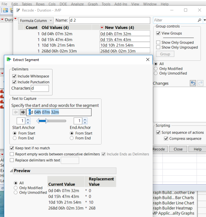 Solved: Extract numbers of varying lengths from a string into different ...