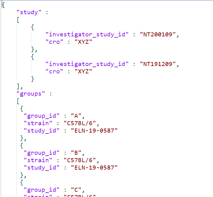 One way to represent your data in JSON