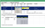 Select the columns you don't want (easy on the column headers at the bottom) then pick No Column