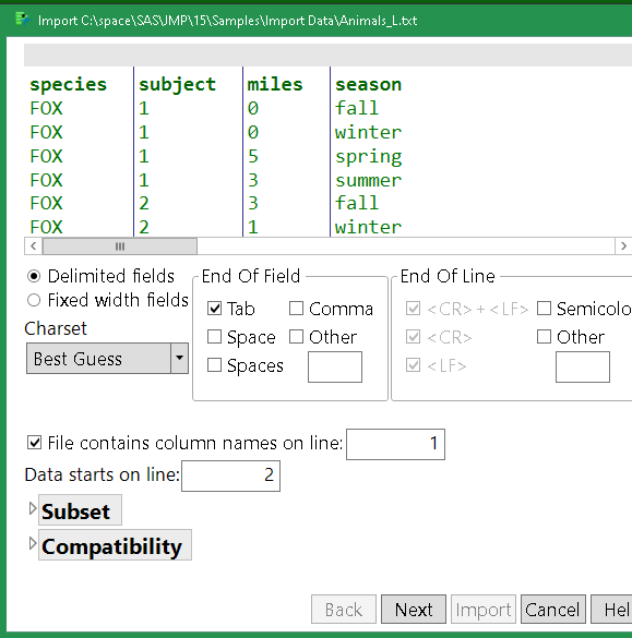 import csv file - SAS Support Communities