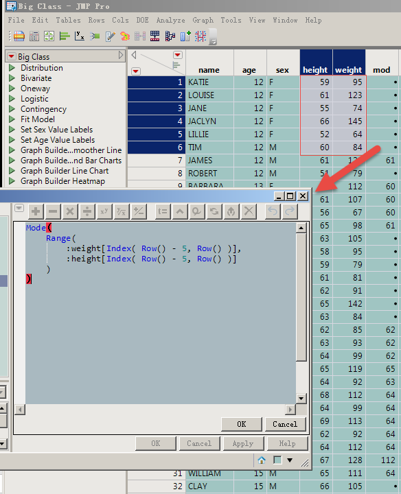 Solved How to find the mode of multiple columns and partial rows