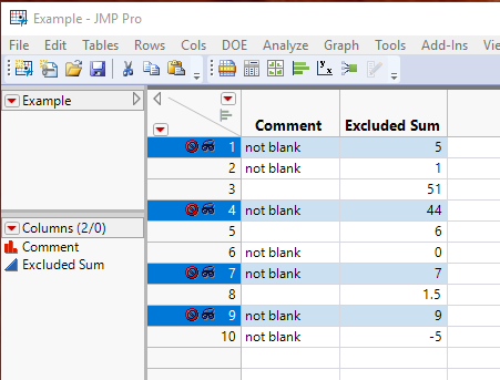 Solved Using an OR statement in selecting rows for exclusion