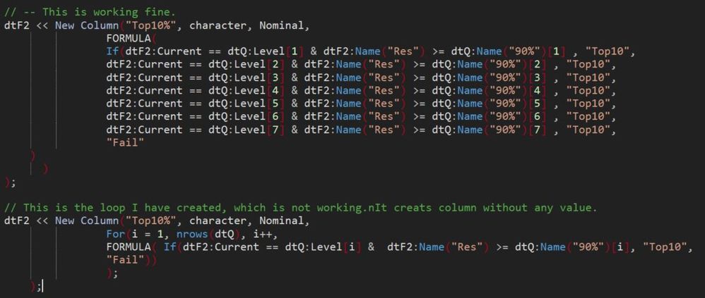 Solved: Issue In JMP Script For Loop - JMP User Community