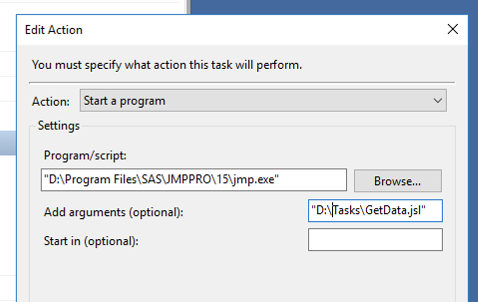 Solved: The task scheduler in never stop running my script. - JMP Community
