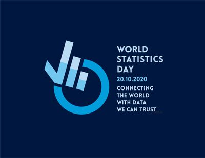 Happy World Statistics Day 2020! (Logo used with permission of United Nations Statistics Division.)