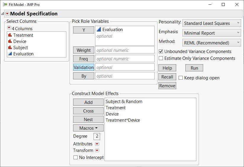 Solved: Cross Variable T-Tests - JMP User Community