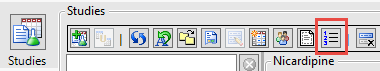 Accessing the dialog through the Set Value Order and Color in Studies button on the Study Management toolbar.