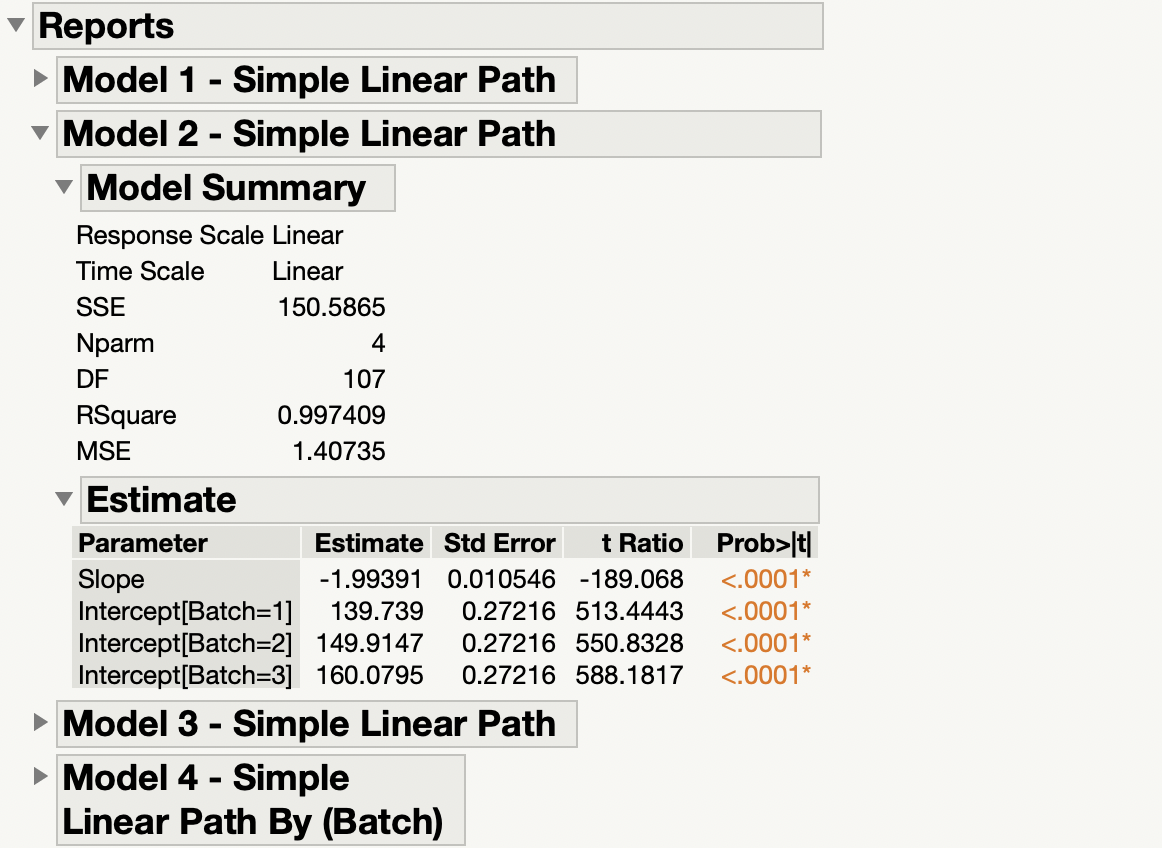 Determination of product specs by Stability Results JMP User Community