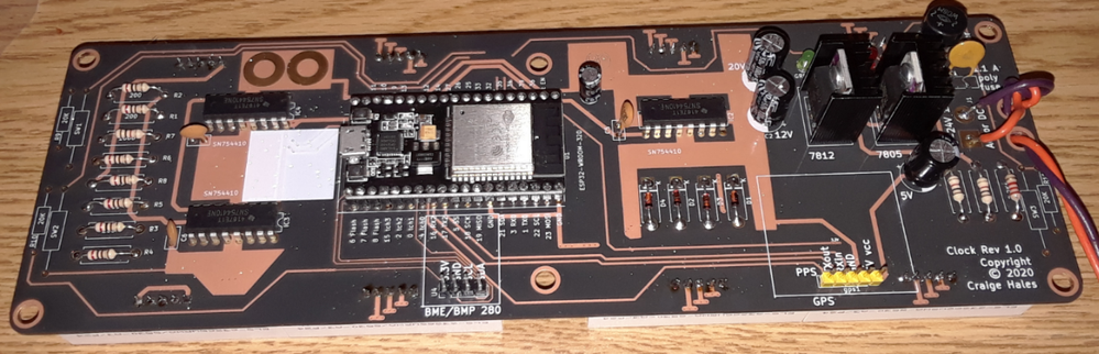 It's hard for me to call this the back; it was the front in KiCad.